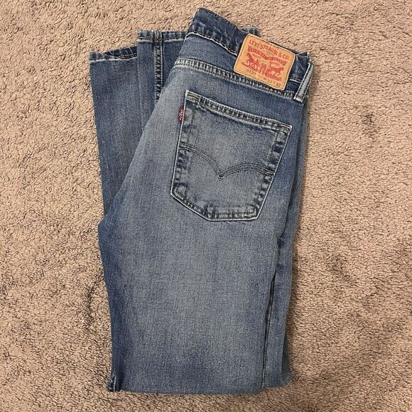 Levi’s 513 Slim Straight Jeans Men’s 32x32 Medium Wash Denim - Picture 1 of 6